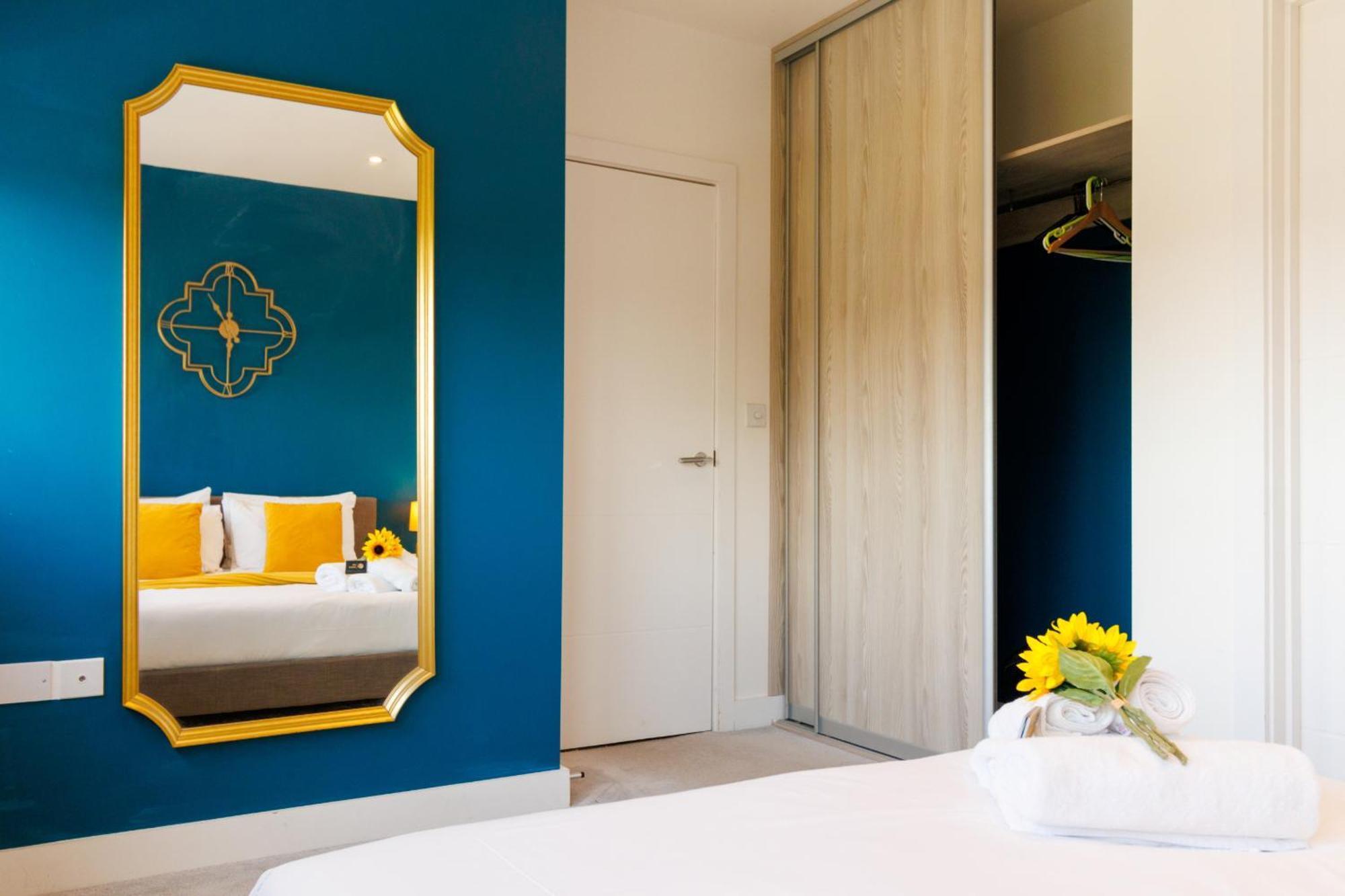 City Centre, Sleeps 7, Stunning Views & Parking, Interconnected Rooms Long Stay Work Contractor Leisure, Diamond Penthouse Cambridge Exterior foto