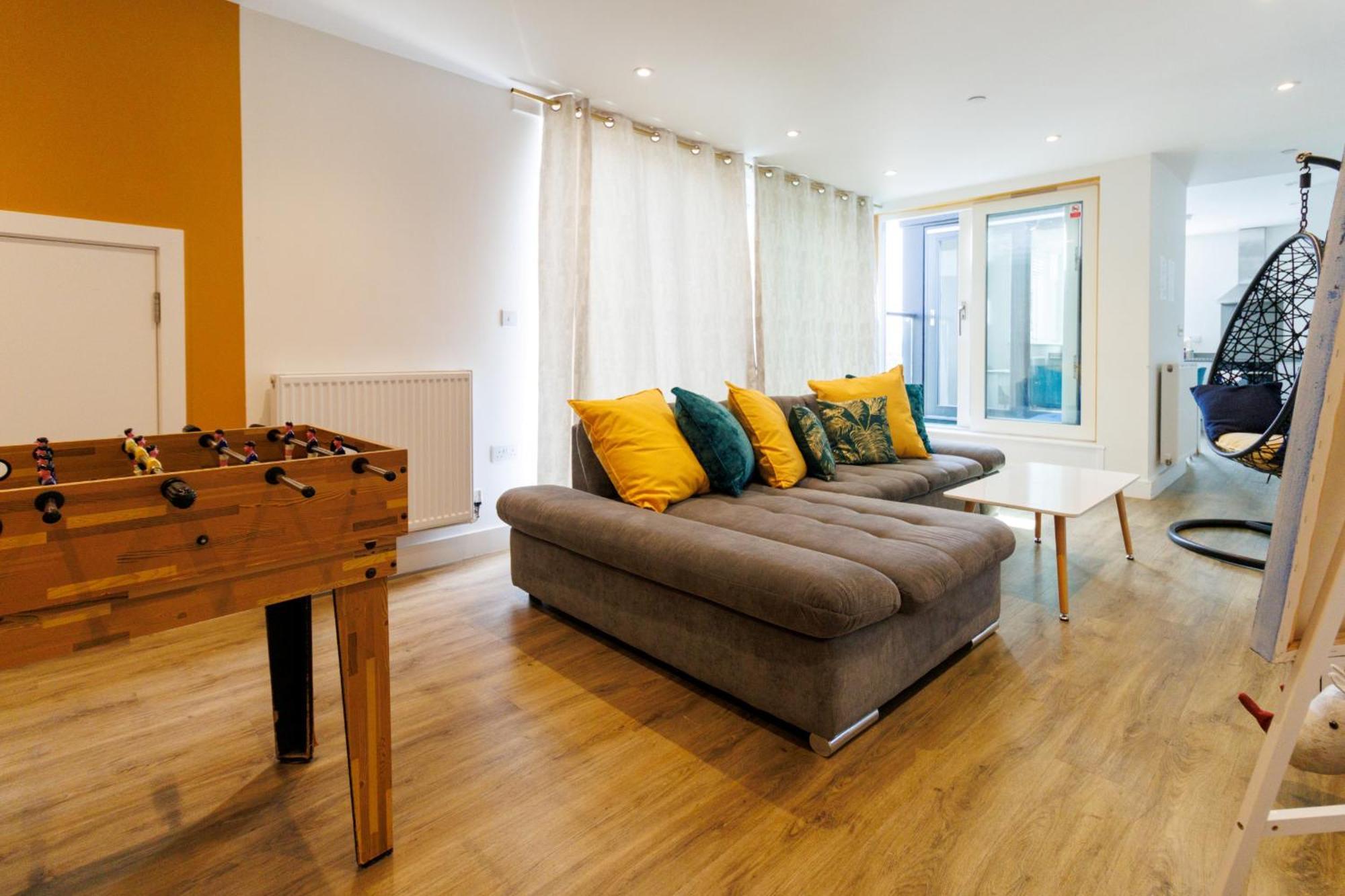 City Centre, Sleeps 7, Stunning Views & Parking, Interconnected Rooms Long Stay Work Contractor Leisure, Diamond Penthouse Cambridge Exterior foto